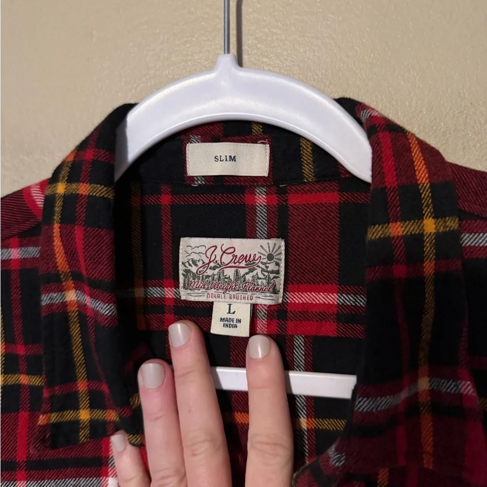 J. Crew Men's Middleweight Flannel Shirt